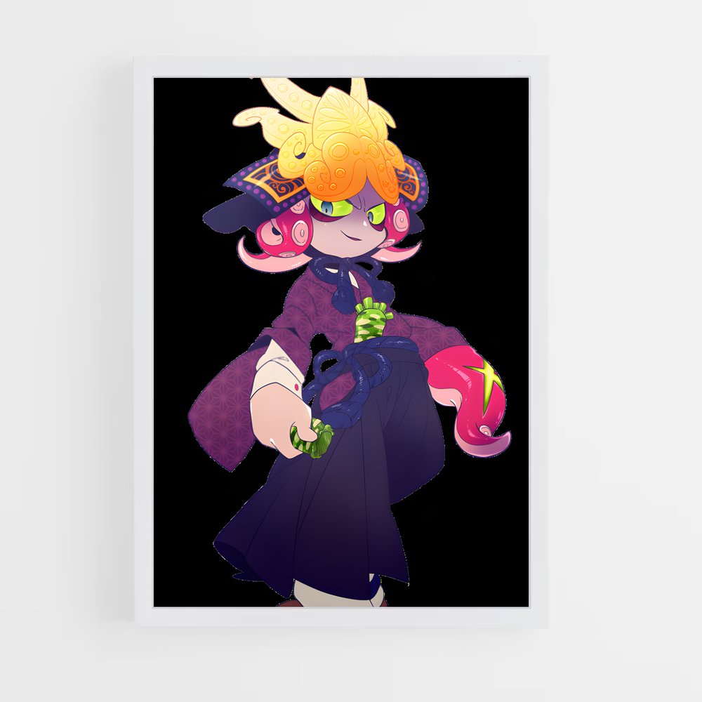 Poster La Danseuse Enchantée – affiche Splatoon (vue 3)